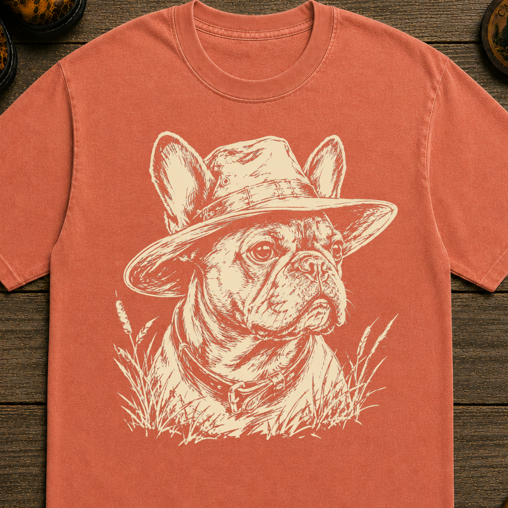 French Builldog in a Hat T-Shirt
