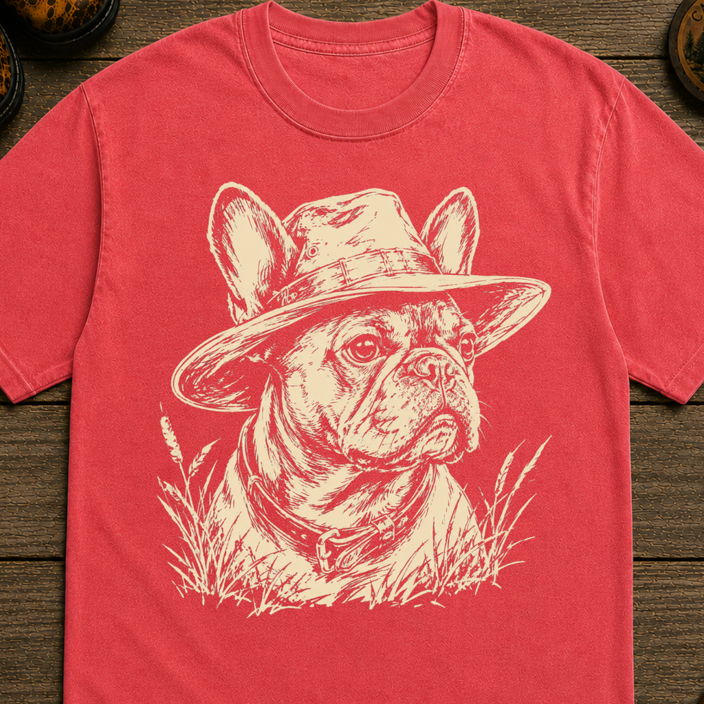 French Builldog in a Hat T-Shirt