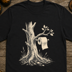 Toilet Paper Tree Sketch T-Shirt