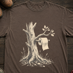 Toilet Paper Tree Sketch T-Shirt
