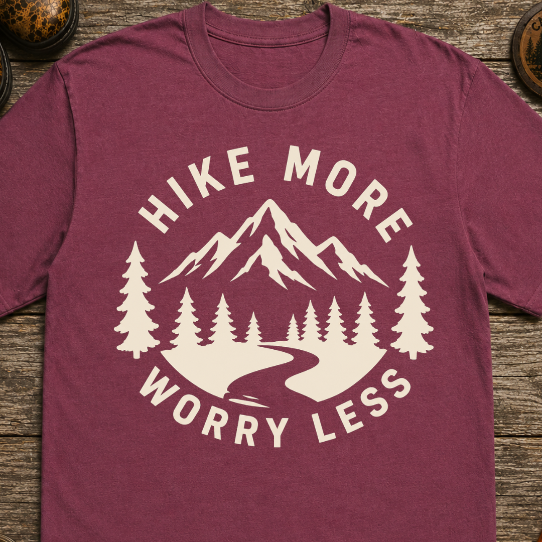 Hike More Worry Less T-Shirt