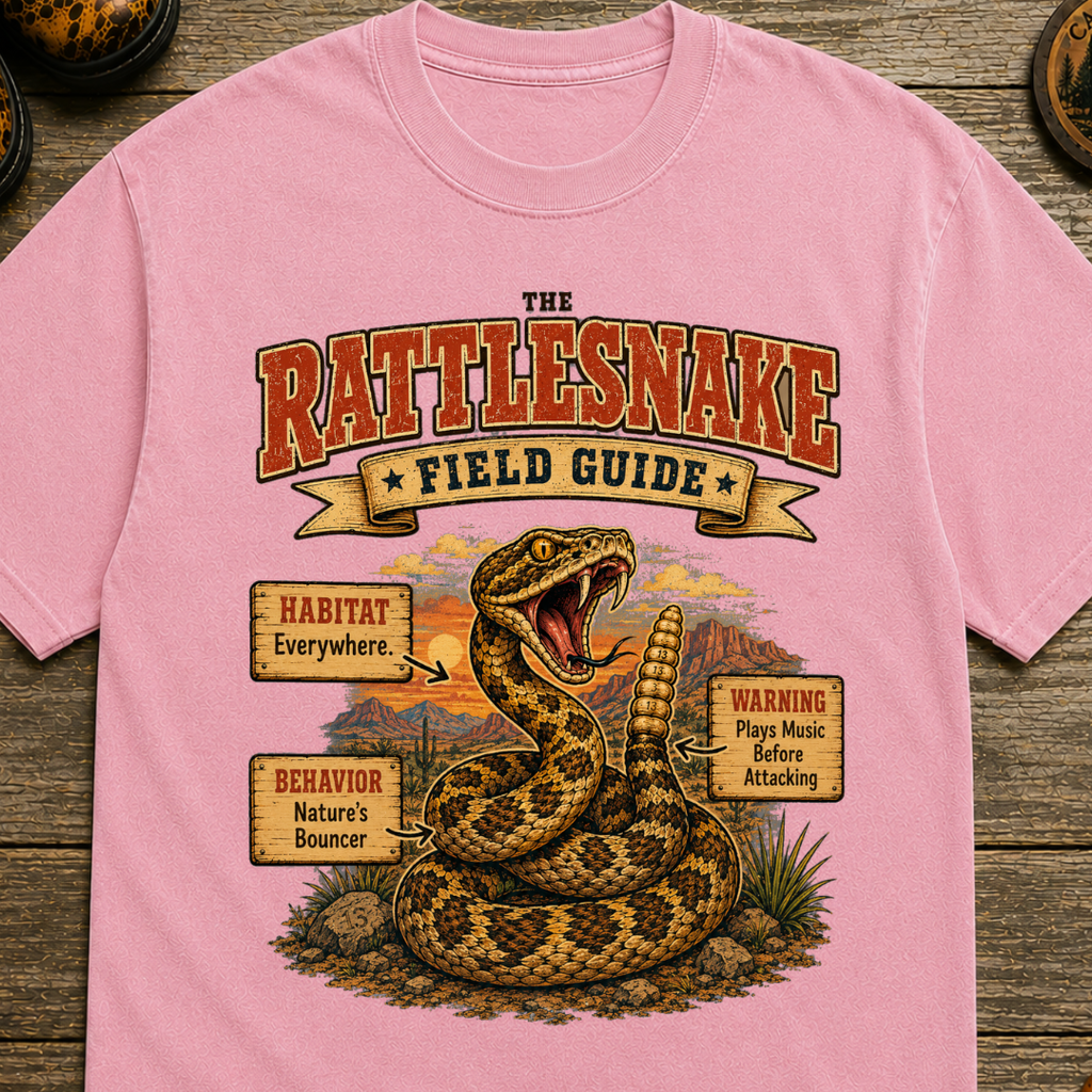 Rattlesnake Field Guide T-Shirt