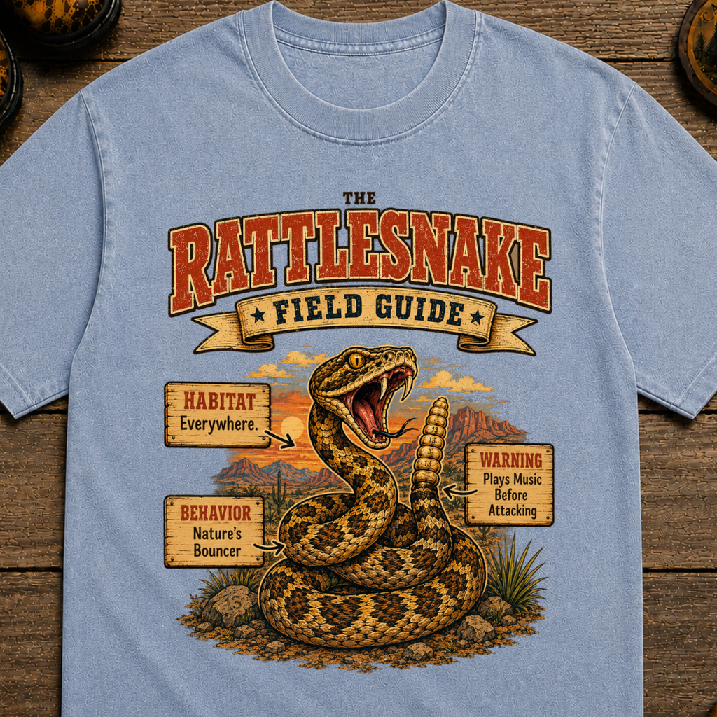 Rattlesnake Field Guide T-Shirt