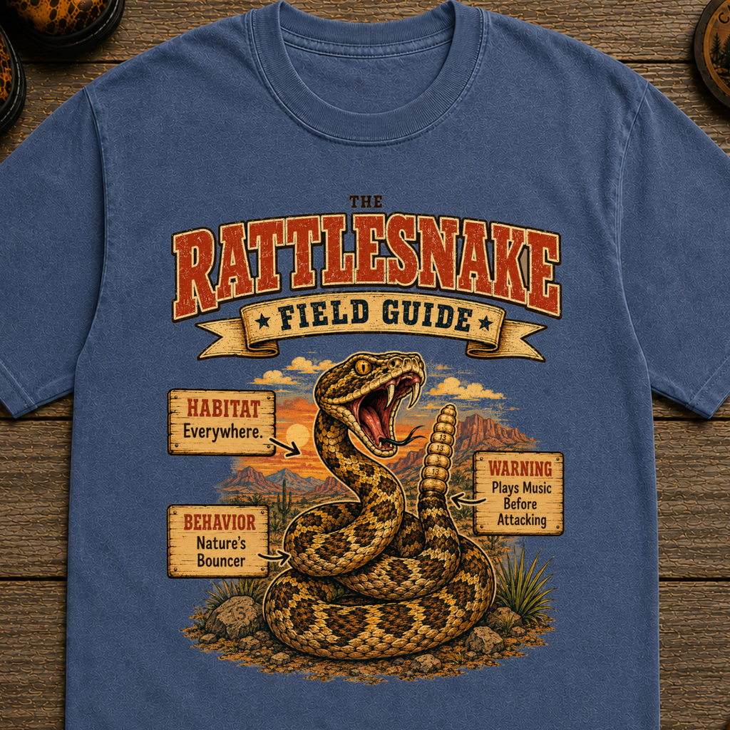 Rattlesnake Field Guide T-Shirt