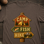 Camp Fish Hike T-Shirt