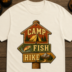 Camp Fish Hike T-Shirt