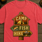 Camp Fish Hike T-Shirt