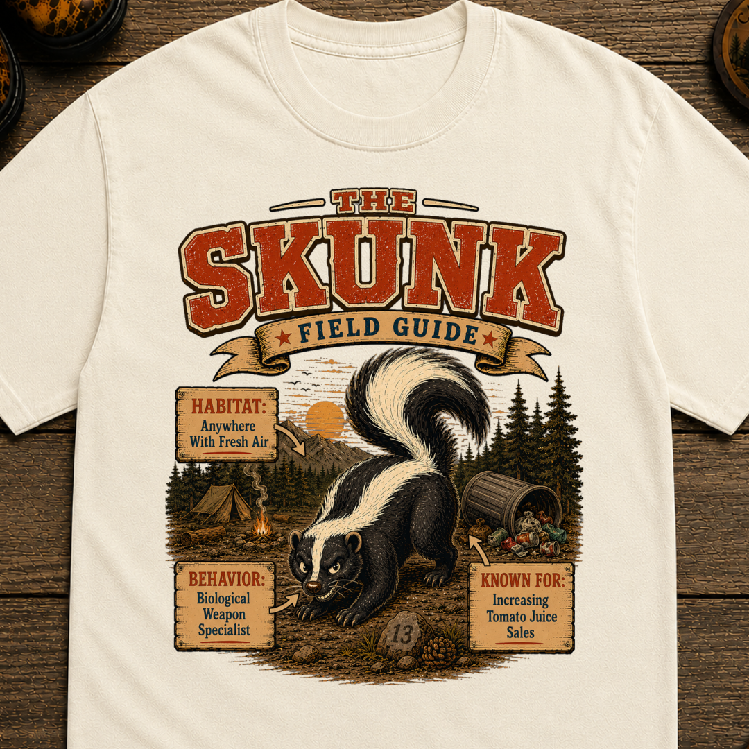 Skunk Field Guide T-Shirt