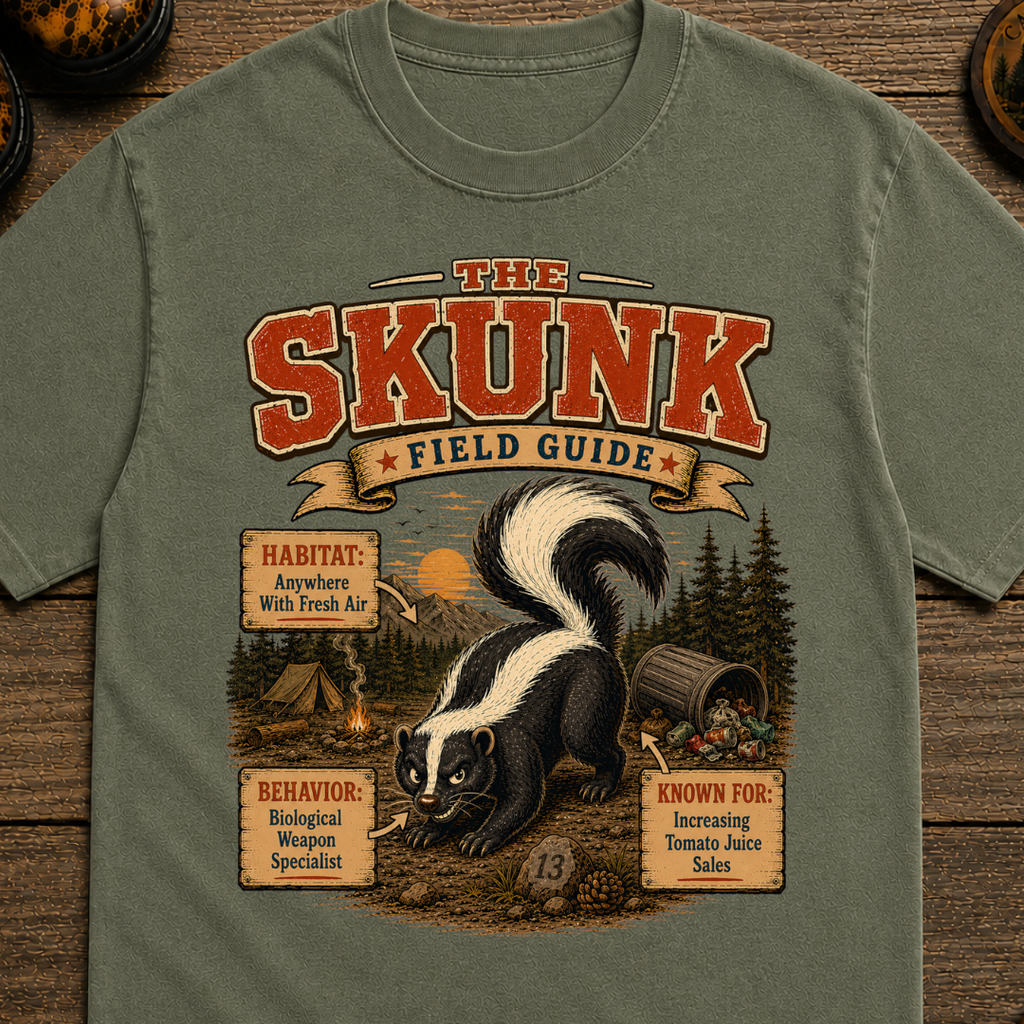 Skunk Field Guide T-Shirt