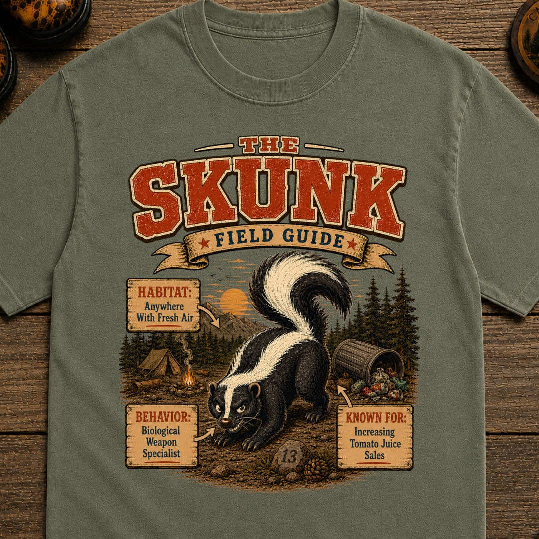 Skunk Field Guide T-Shirt