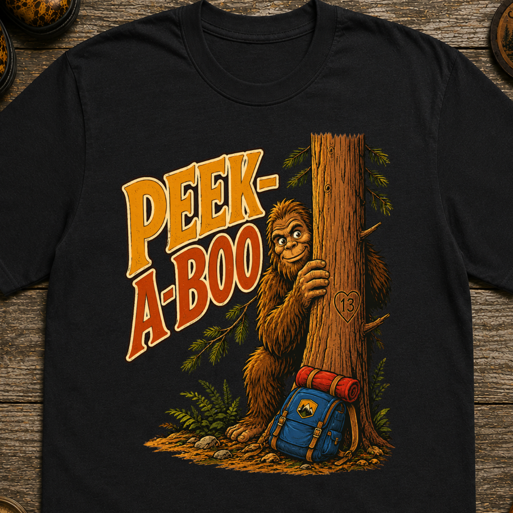 Sasquatch Peek-A-Boo T-Shirt