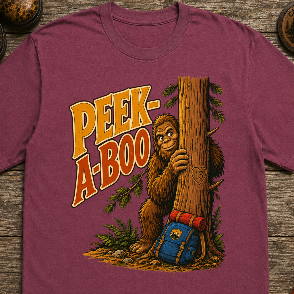 Sasquatch Peek-A-Boo T-Shirt