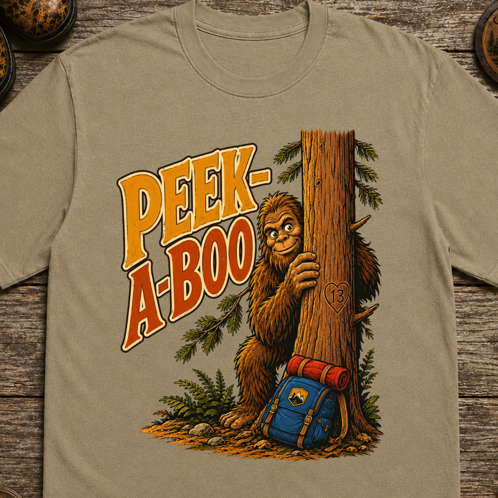 Sasquatch Peek-A-Boo T-Shirt
