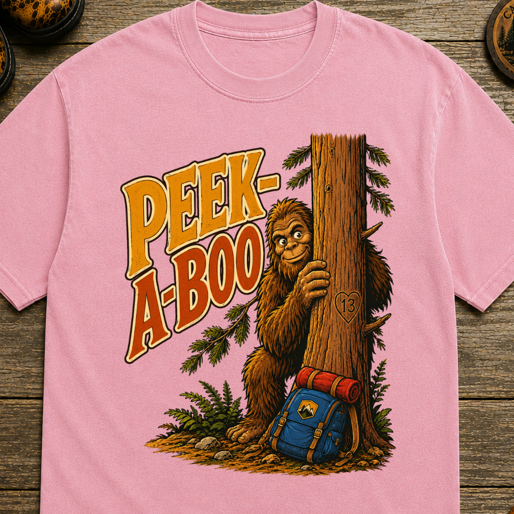 Sasquatch Peek-A-Boo T-Shirt