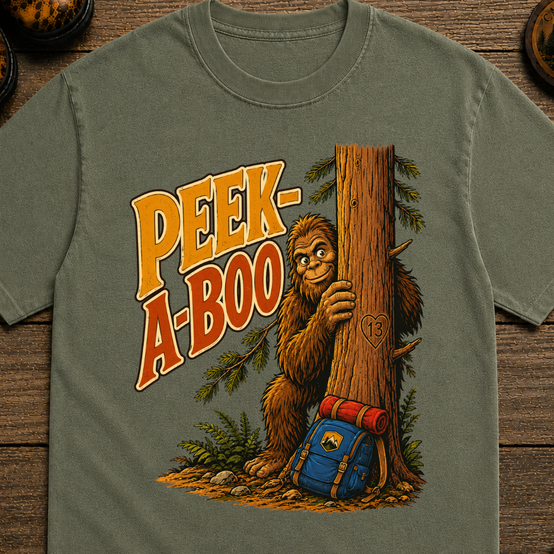 Sasquatch Peek-A-Boo T-Shirt