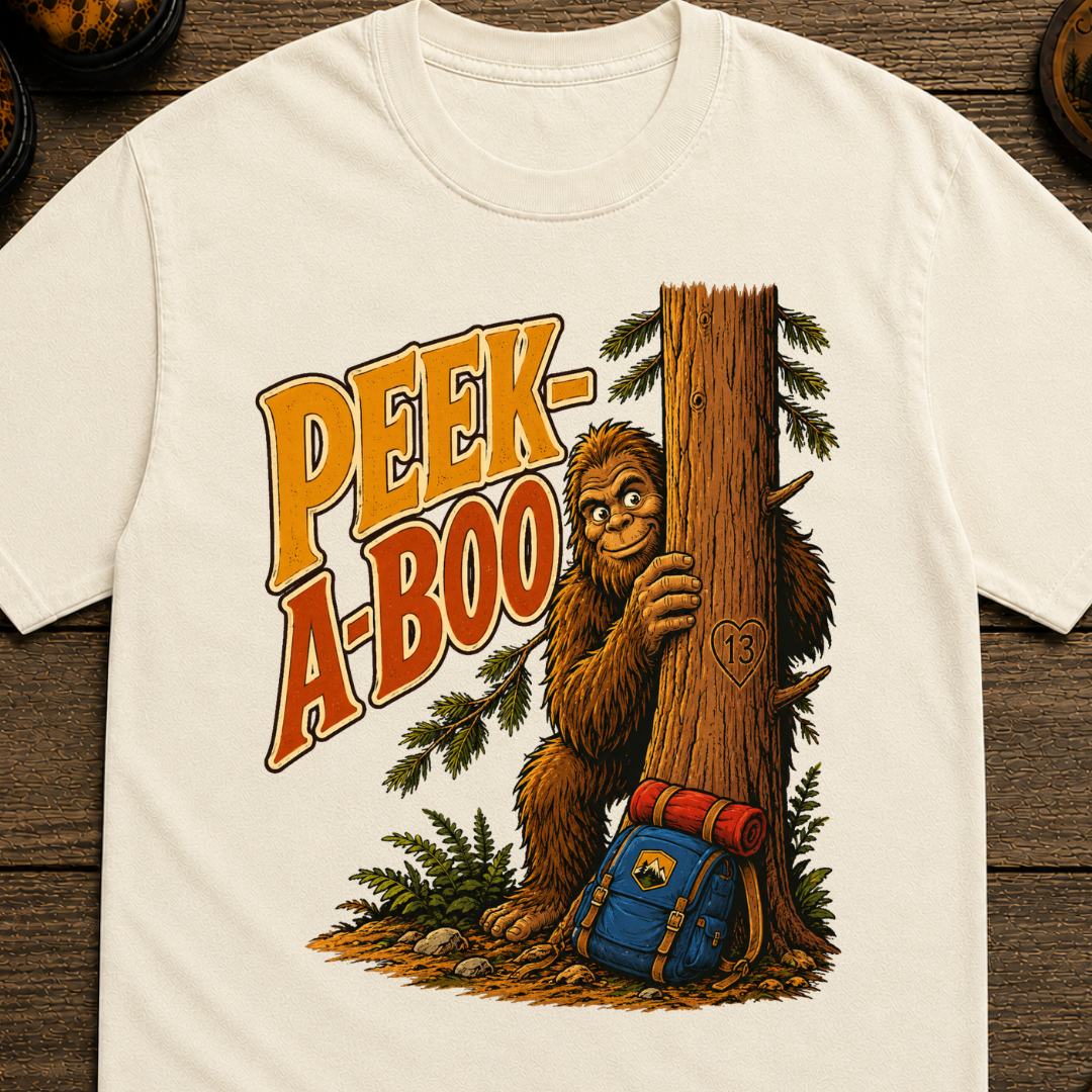 Sasquatch Peek-A-Boo T-Shirt