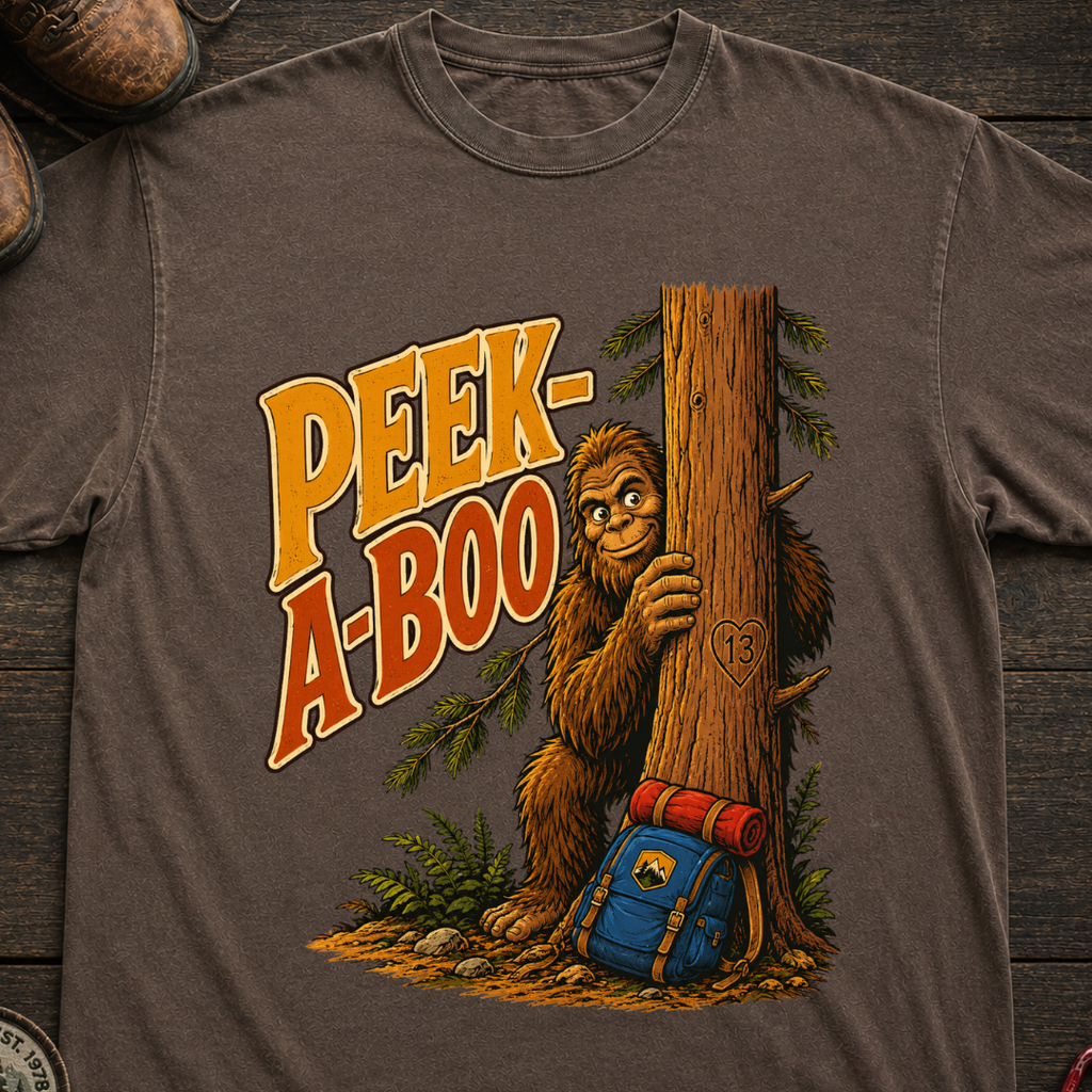 Sasquatch Peek-A-Boo T-Shirt