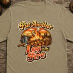 Put Another Log On The Fire Retro T-Shirt