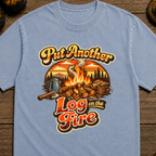 Put Another Log On The Fire Retro T-Shirt