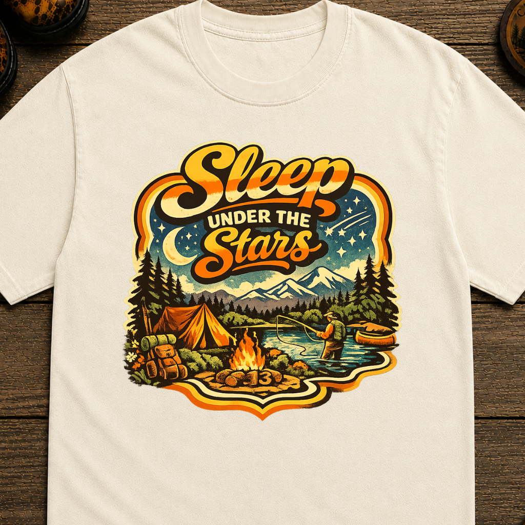 Sleep Under The Stars Retro T-Shirt