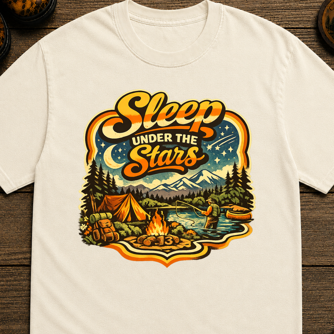Sleep Under The Stars Retro T-Shirt