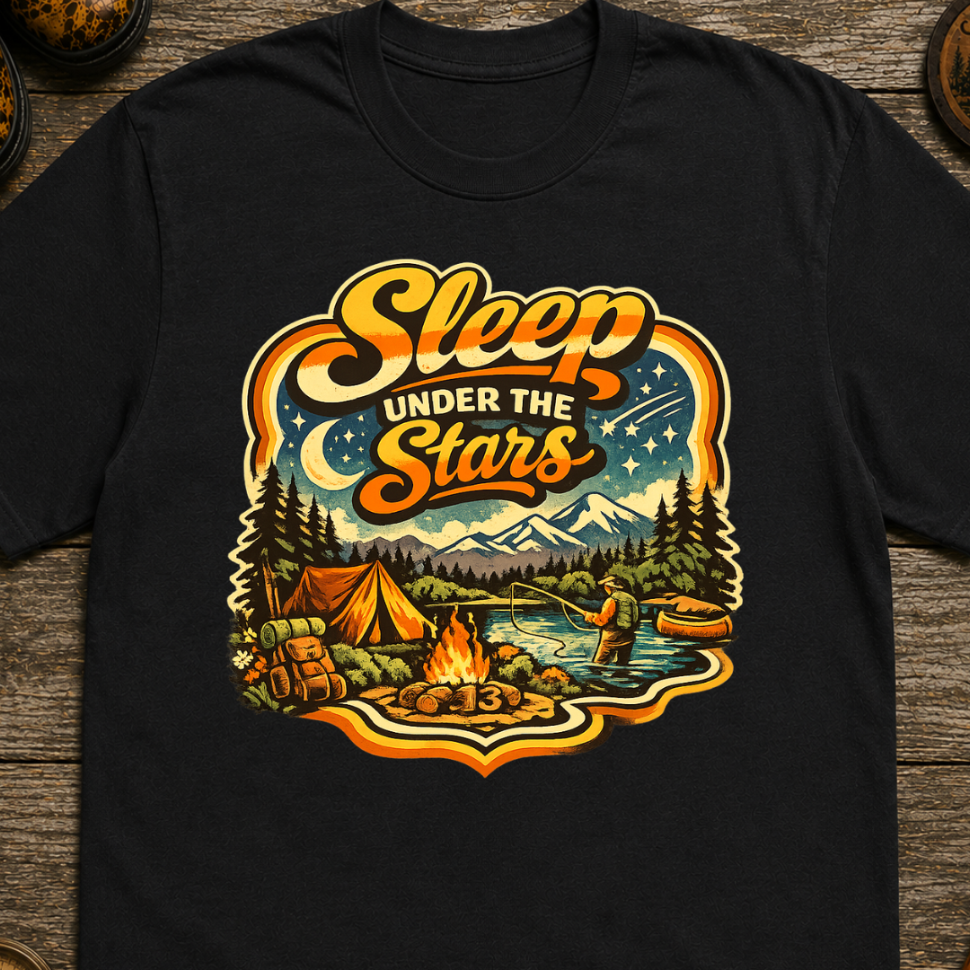 Sleep Under The Stars Retro T-Shirt