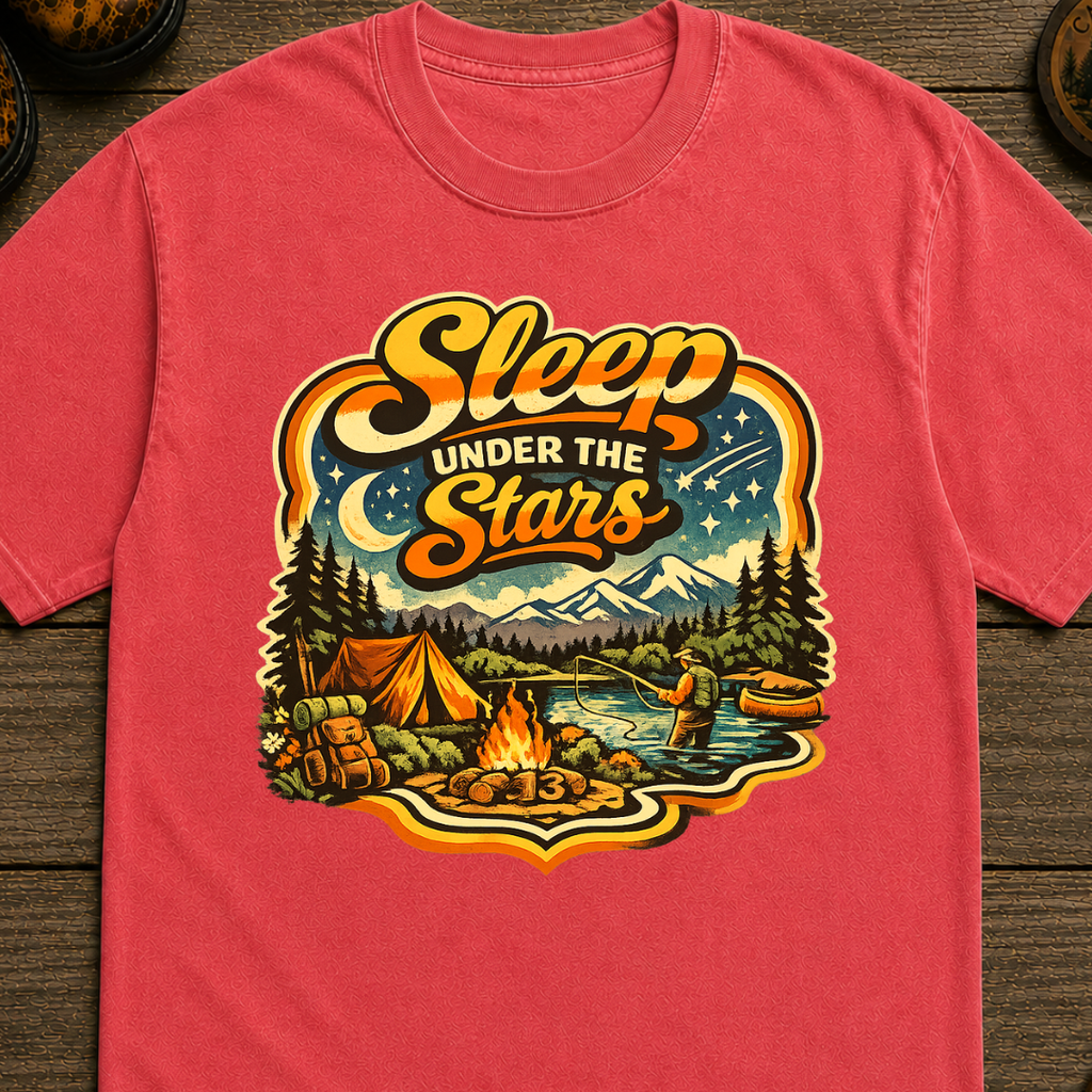 Sleep Under The Stars Retro T-Shirt