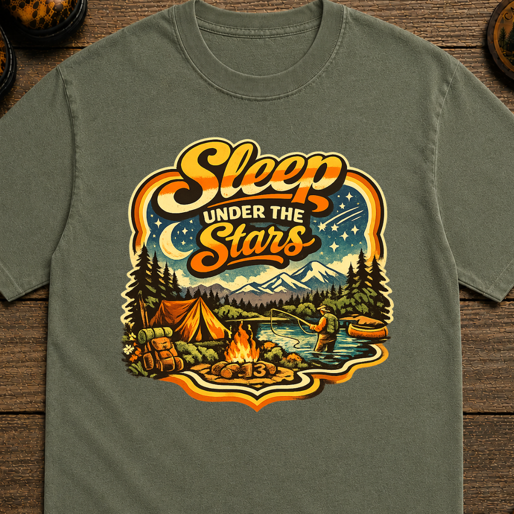 Sleep Under The Stars Retro T-Shirt