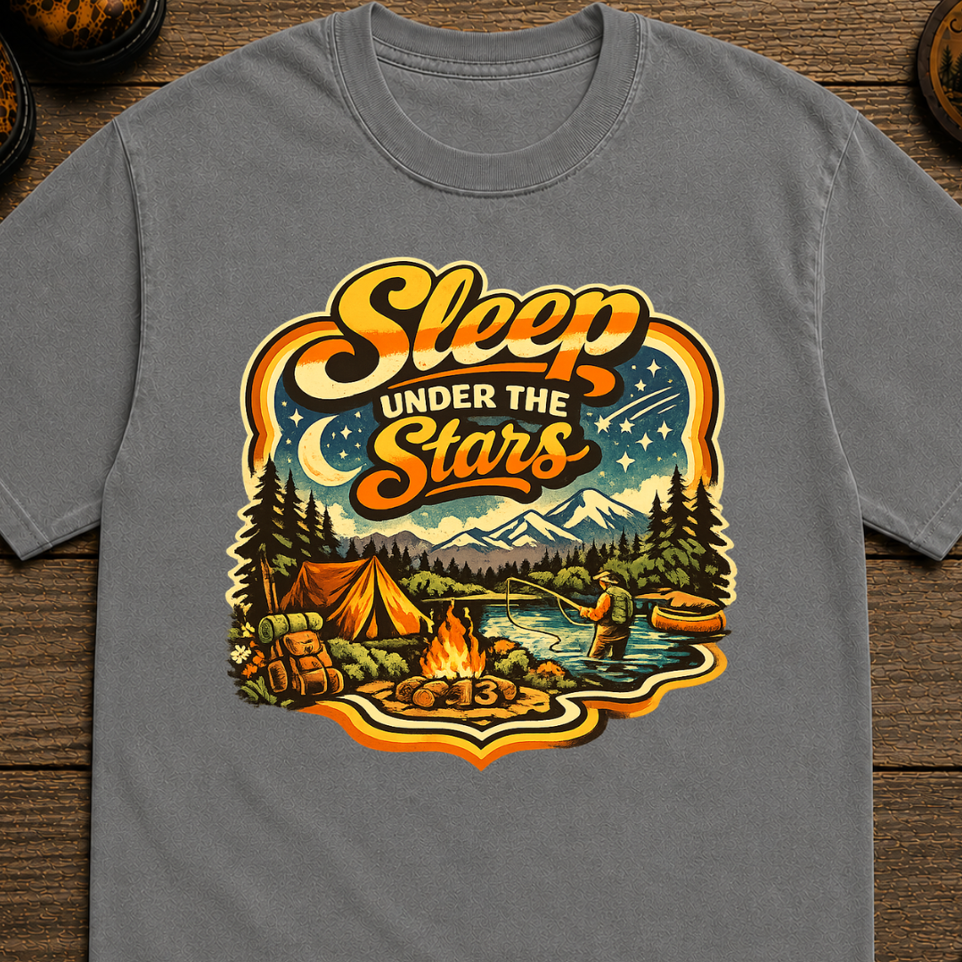 Sleep Under The Stars Retro T-Shirt