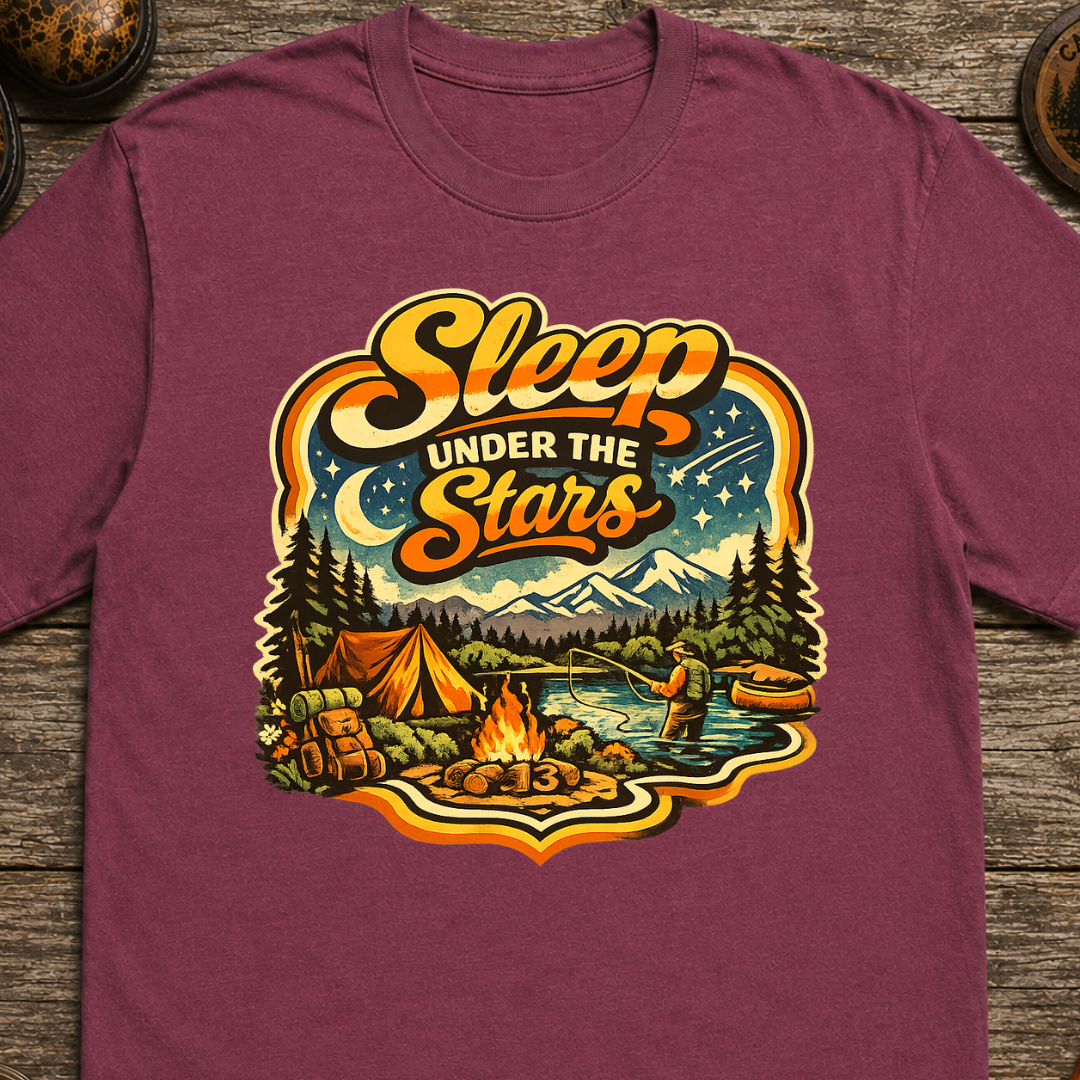 Sleep Under The Stars Retro T-Shirt