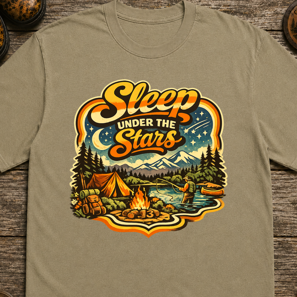 Sleep Under The Stars Retro T-Shirt