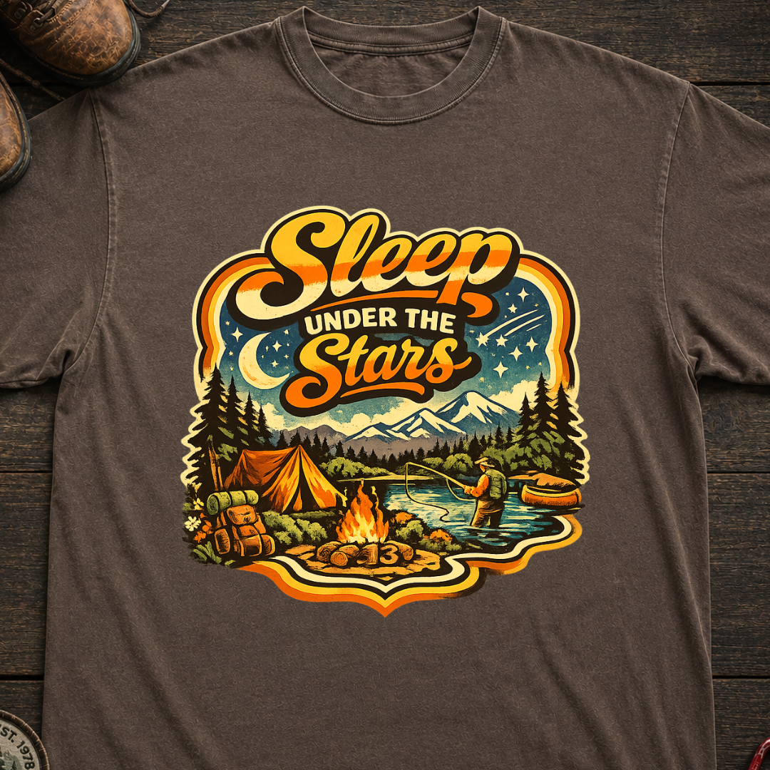 Sleep Under The Stars Retro T-Shirt