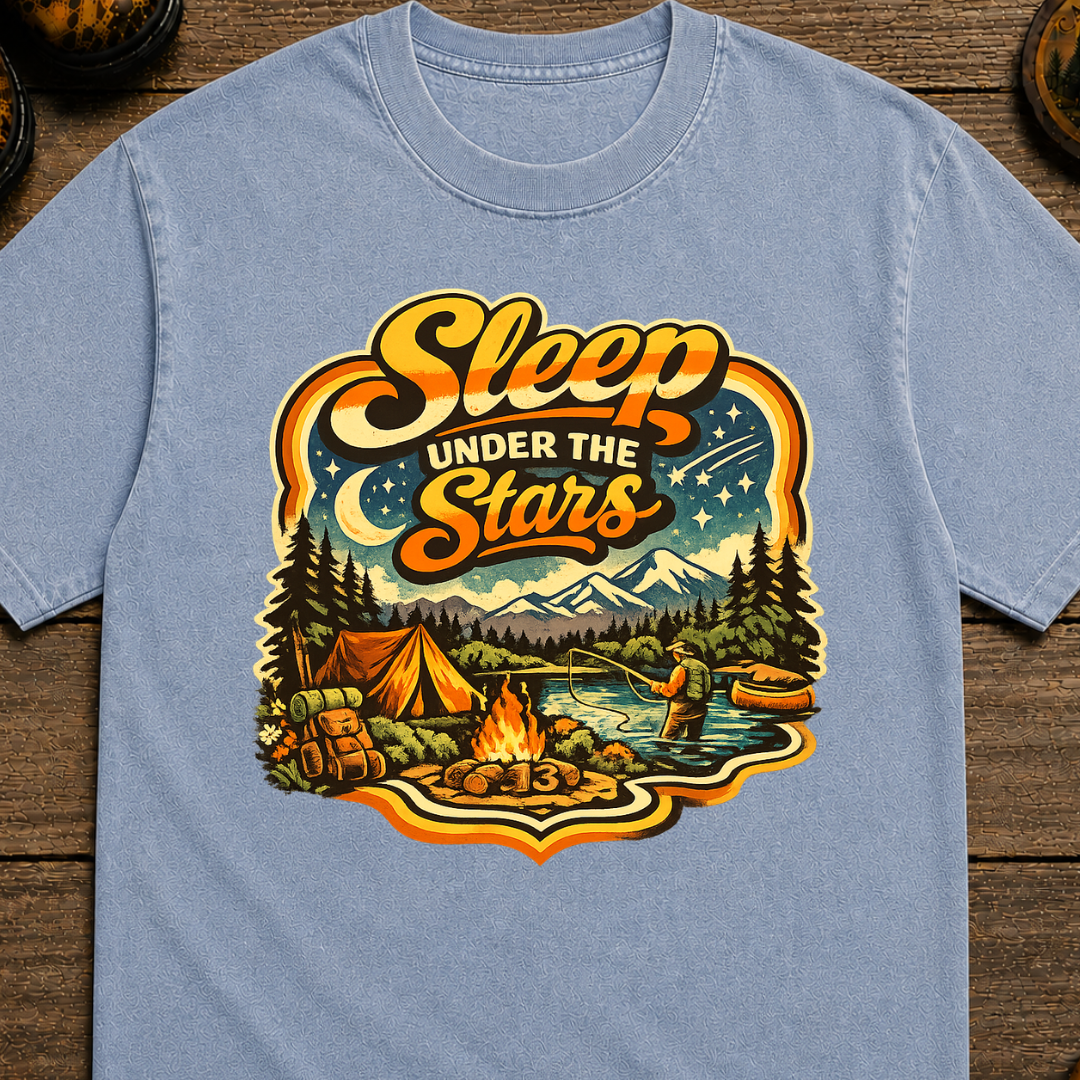 Sleep Under The Stars Retro T-Shirt