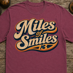 Miles of Smiles Retro Hiking T-Shirt