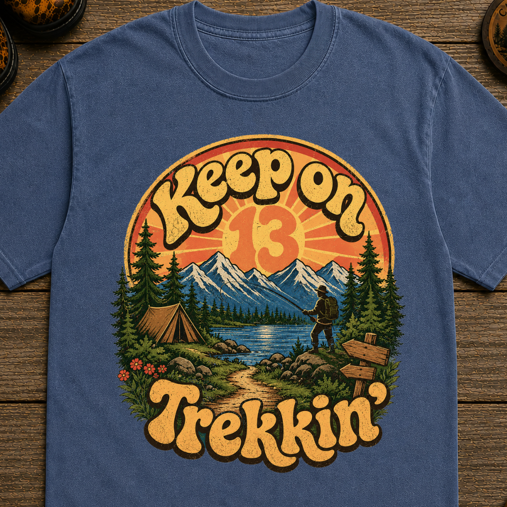 Keep on Trekkin' Retro T-Shirt