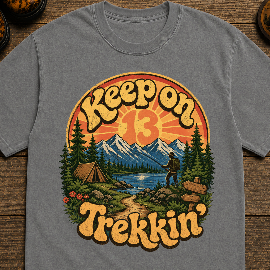 Keep on Trekkin' Retro T-Shirt