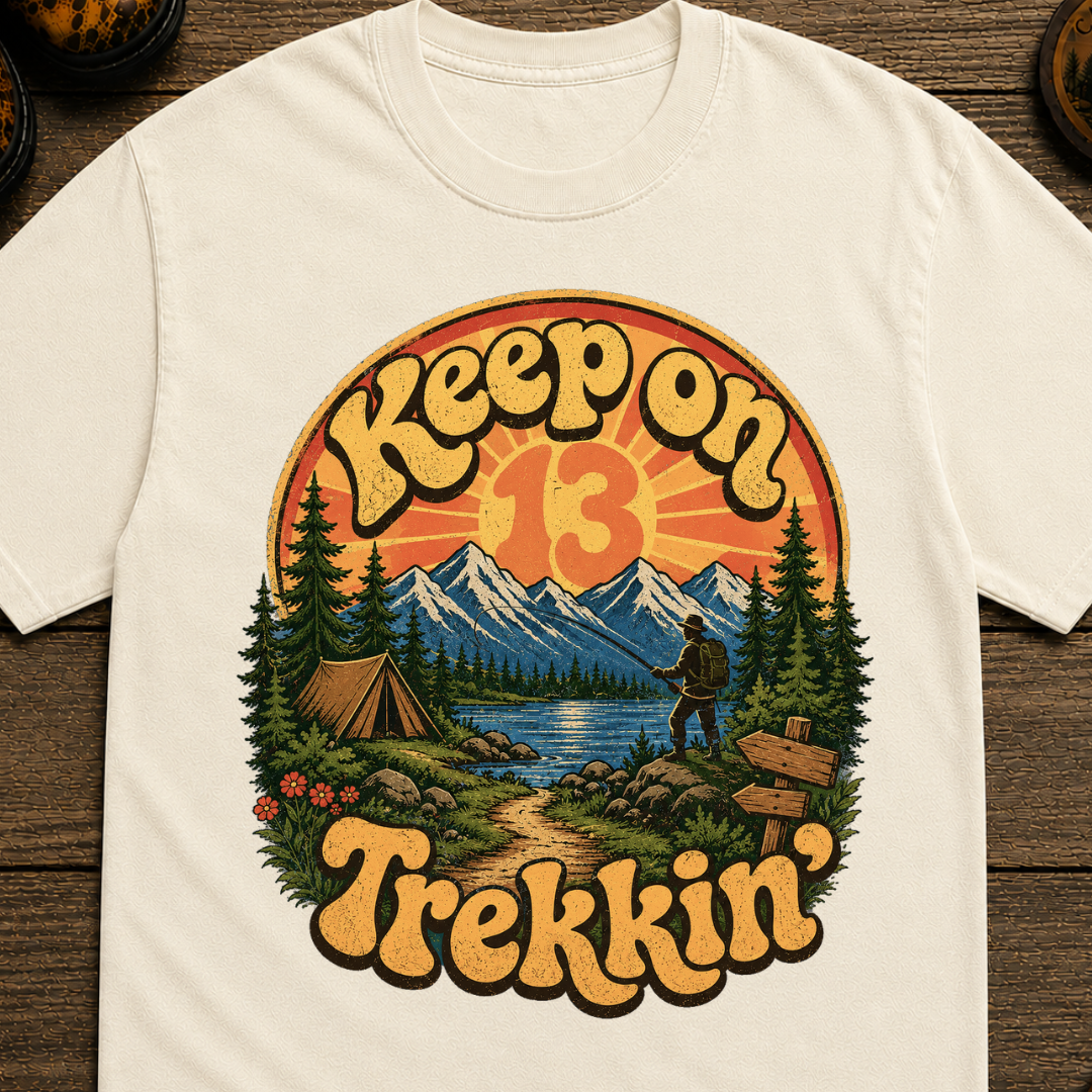 Keep on Trekkin' Retro T-Shirt