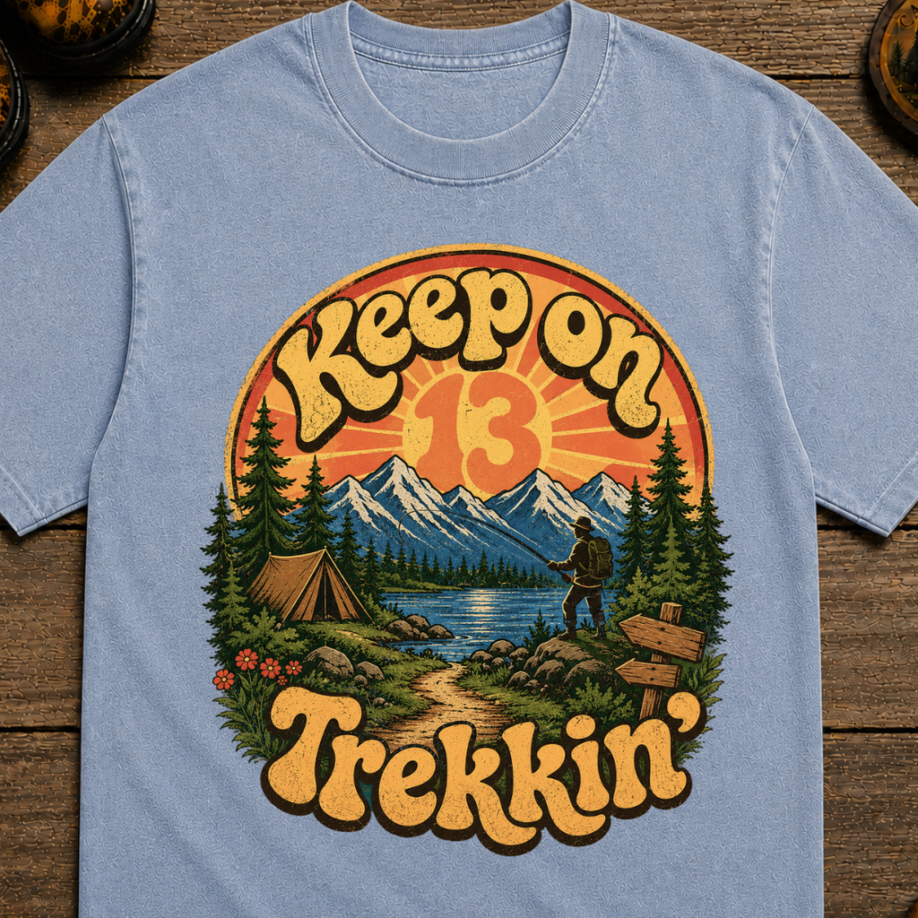 Keep on Trekkin' Retro T-Shirt