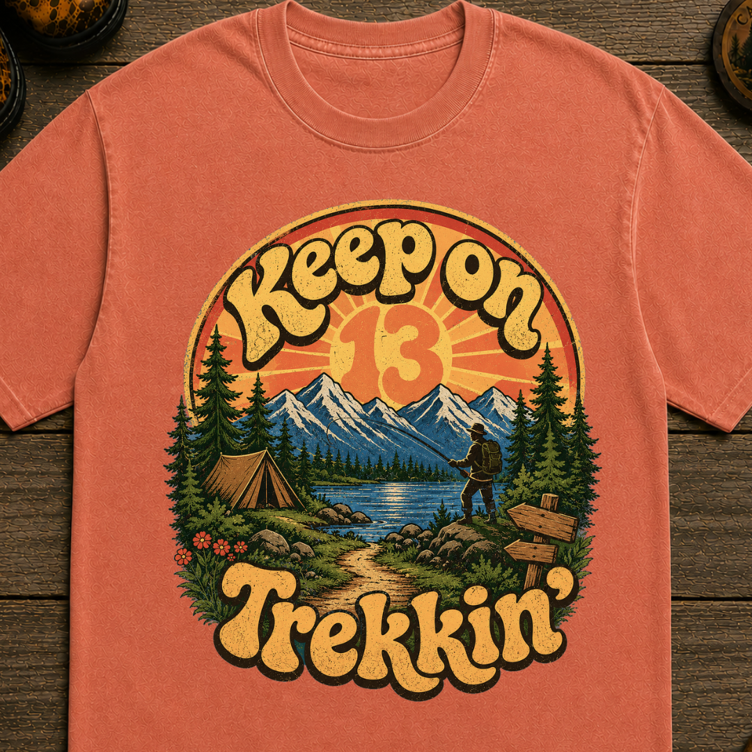 Keep on Trekkin' Retro T-Shirt
