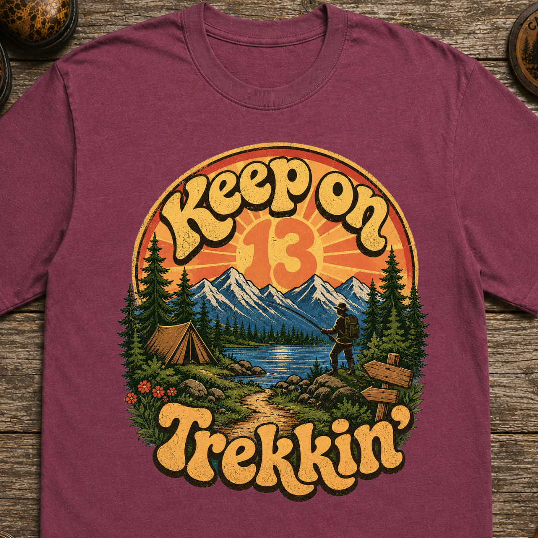 Keep on Trekkin' Retro T-Shirt
