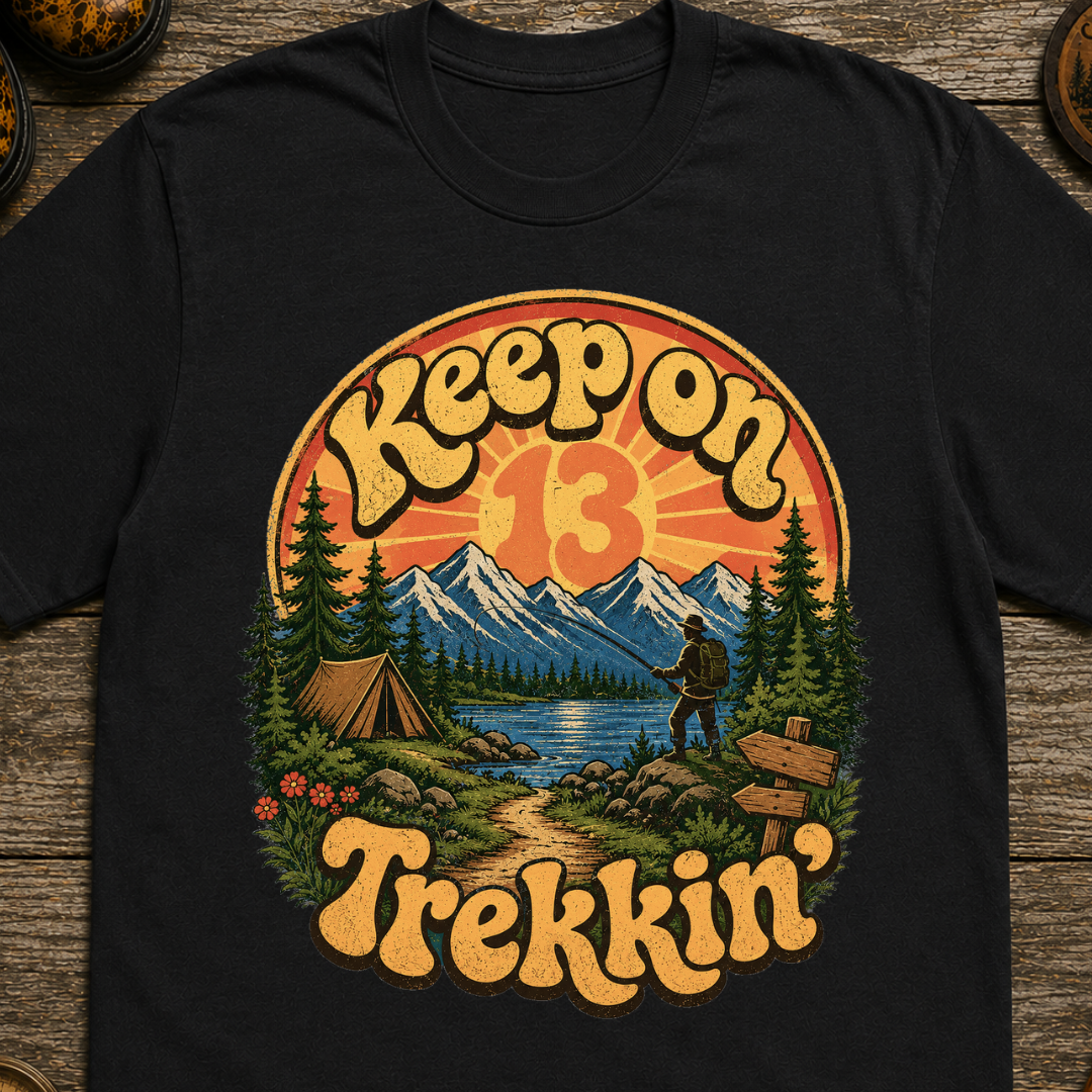 Keep on Trekkin' Retro T-Shirt