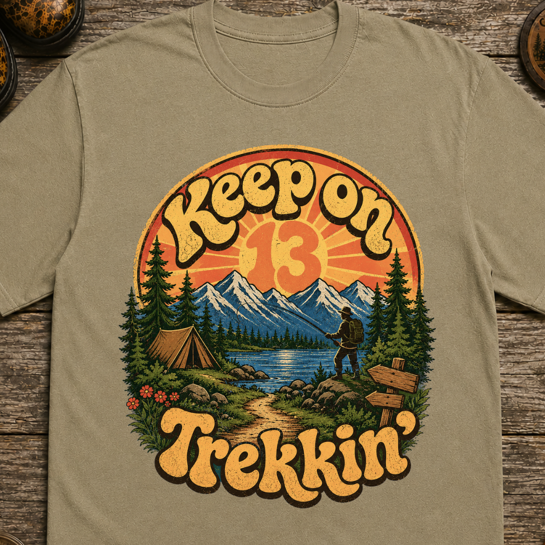 Keep on Trekkin' Retro T-Shirt