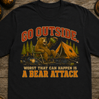 Bear Attack Camping T-Shirt