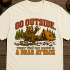 Bear Attack Camping T-Shirt