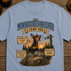 Miniature Pinscher Camp Dog T-Shirt