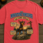 Miniature Pinscher Camp Dog T-Shirt