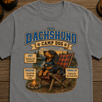 Dachshund Camp Dog - Tired Of All The Weiner Jokes Tee