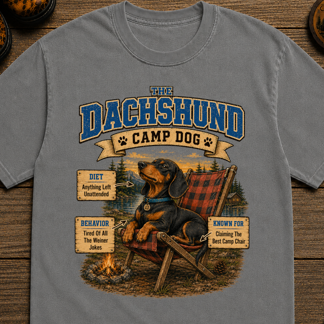 Dachshund Camp Dog T-Shirt