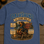 Dachshund Camp Dog - Tired Of All The Weiner Jokes Tee