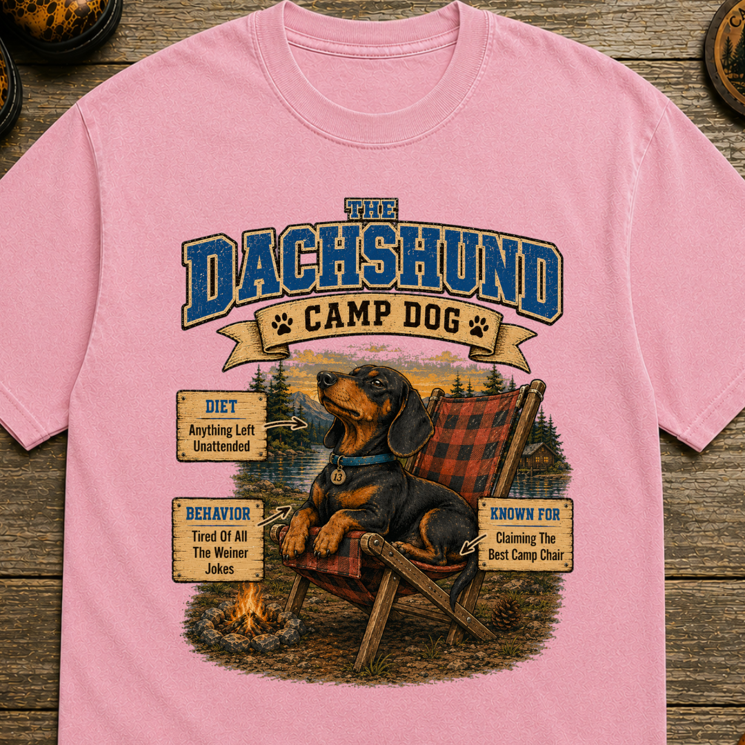 Dachshund Camp Dog T-Shirt